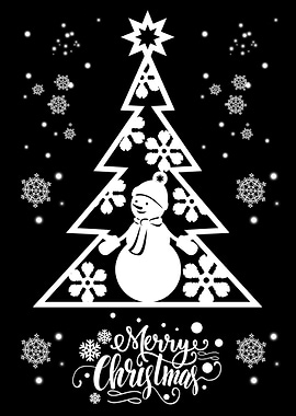 Christmas Tree Snowman