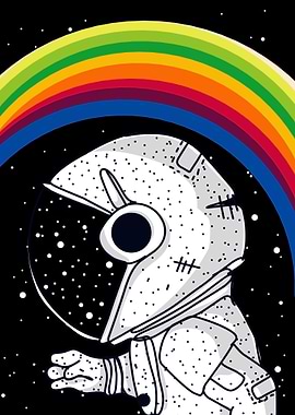rainbow space universe