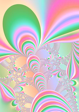 Vibrant Trippy Fractal