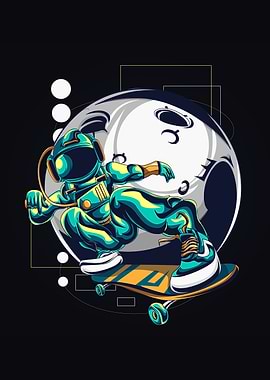 Astronaut Skating
