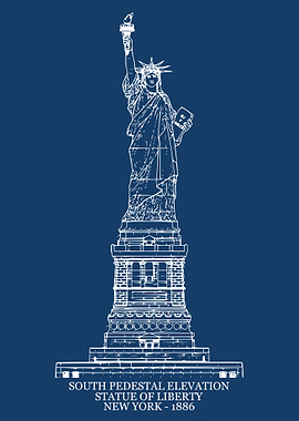 STATUE OF LIBERTY 1886