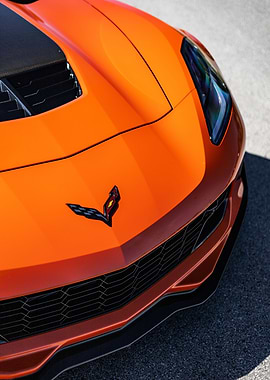 Orange Corvette