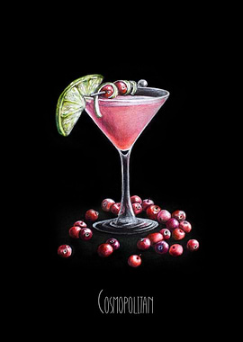 Cosmopolitan cocktail