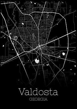 Valdosta Georgia map