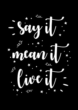 Say It Meter Live It