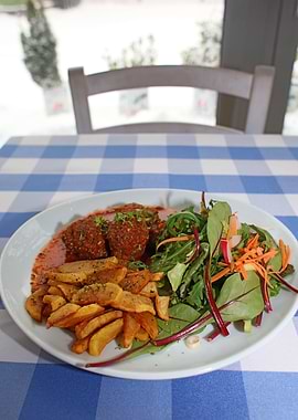 Greek meatballs with sauce