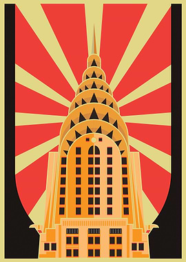 Vintage Art Deco Building