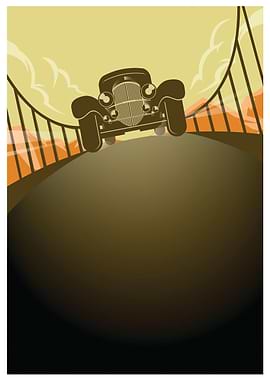 Vintage Art Deco Car