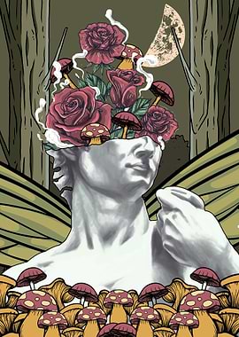 Fairycore David Statue