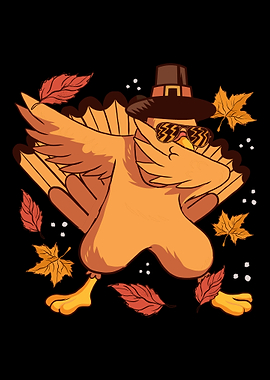 Dabbing Turkey Pilgrim
