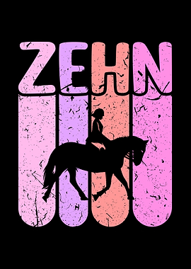 10 Geburtstag Pferde