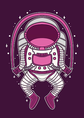 Skipping Astronaut