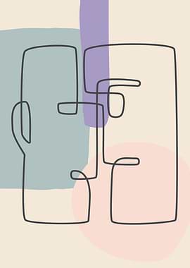 Minimalist Line Art Print