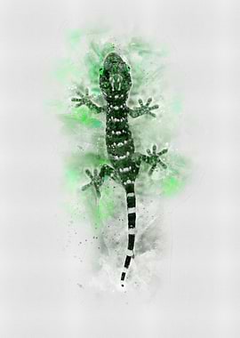 Green lizard