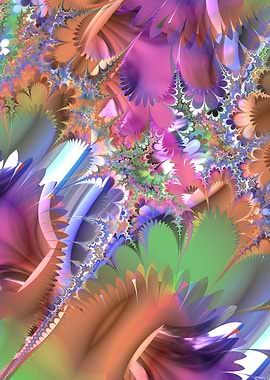 Trippy Colorful Fractal