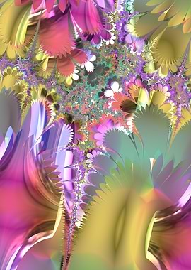 Groovy Colorful Fractal