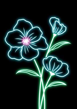 Neon Flower