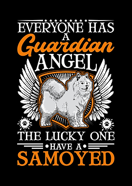 Samoyed Guardian Angel