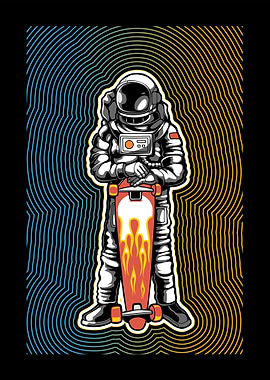 Astronaut skater