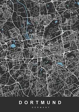 DORTMUND City Map GERMANY