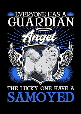 Samoyed Guardian Angel