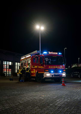 Feuerwehr HLF20 im Einsatz