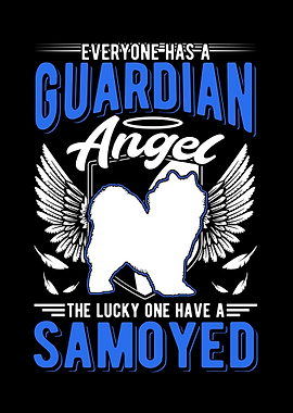 Samoyed Guardian Angel