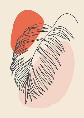Modern Palm Tropical Leaf