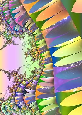 Vibrant Trippy Fractal