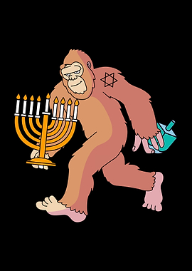 Hanukkah Bigfoot