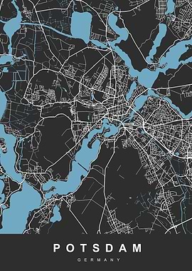 POTSDAM City Map GERMANY