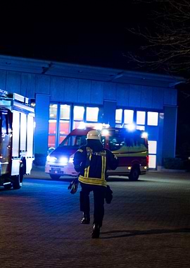 Feuerwehrmann im Einsatz