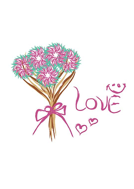 Flowers art love
