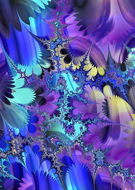 Trippy Jewel Tone Fractal
