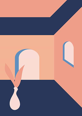 Abstract Scandinavian home