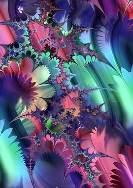 Psychedelic Groovy Fractal