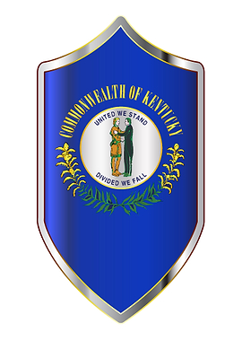 Kentucky Flag On Sheld