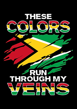 Guyana Flag Guyanese