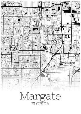 Margate Florida map
