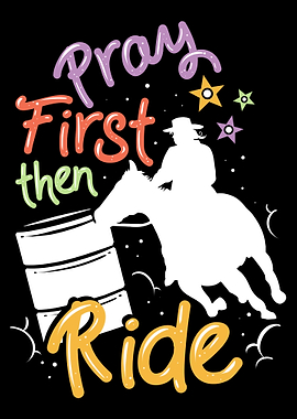 Barrel Racing Show Horse