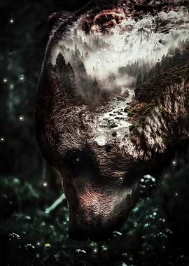 Forest Brown Bear