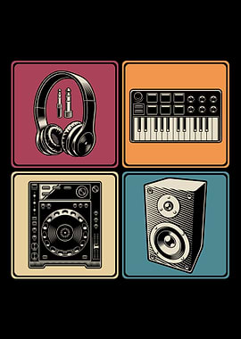 Synthesizer Headphones DJ