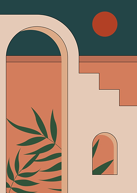 Modern house with Nature