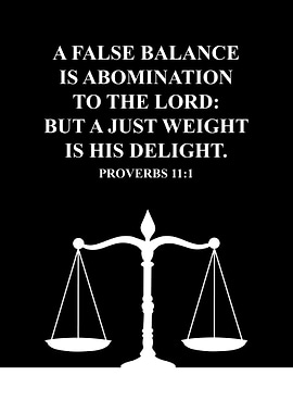 Proverbs 11 1