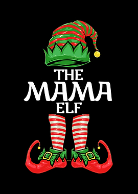 Christmas Mama Elf Mother