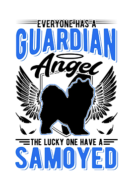 Samoyed Guardian Angel