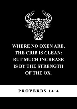 Proverbs 14 4