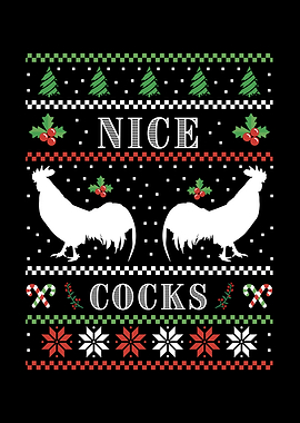 Nice Cocks Rooster Funny