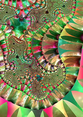 Vibrant Trippy Fractal
