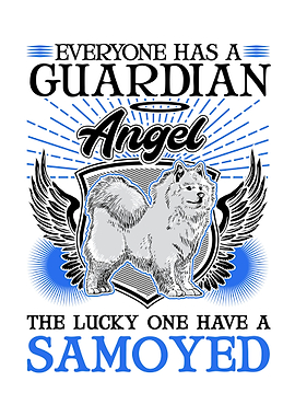 Samoyed Guardian Angel